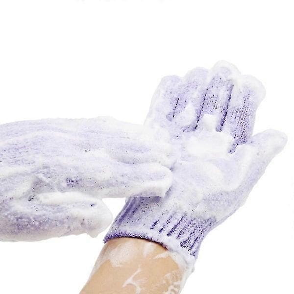 12-pak eksfolierende brusebadehandsker til brusebad, spa, massage og kropspeeling