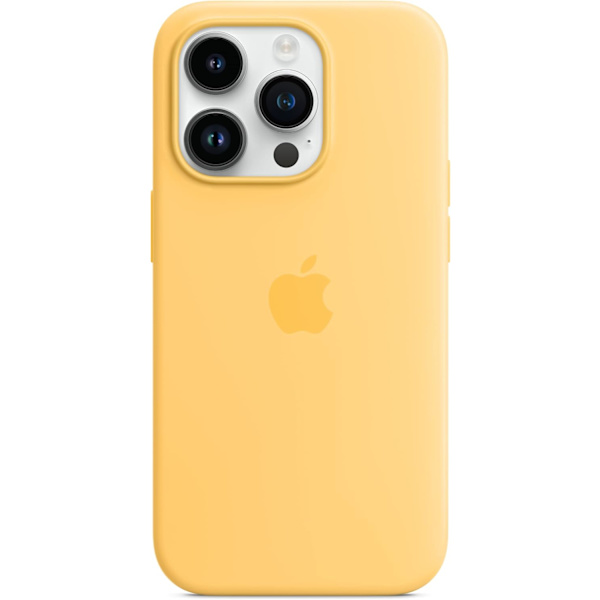 iPhone 14 Pro Silikoneetui med MagSafe - Lys sol