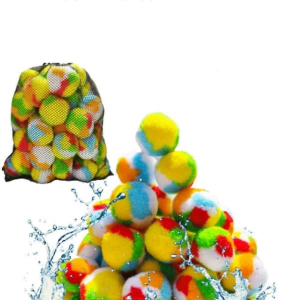 Genanvendelige vandsvampebolde, Kiddospace Genanvendelige vandsvampebolde Color2 30pcs