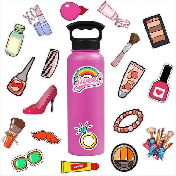 50x Stickers and Decals - VSCO Beauty multicolor multifärg