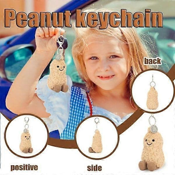 Jellycat Amuseables Peanut Mjukdjur, 10 cm Jellycat Gosedjur Rolig Presentidé Klassisk Barnpresent [MI]