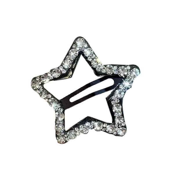 Piger Søde Pentagram Stjerne Hårklemmer Hårnåle Kvinder Kløer | Hår Piger T2Y1 white one-size