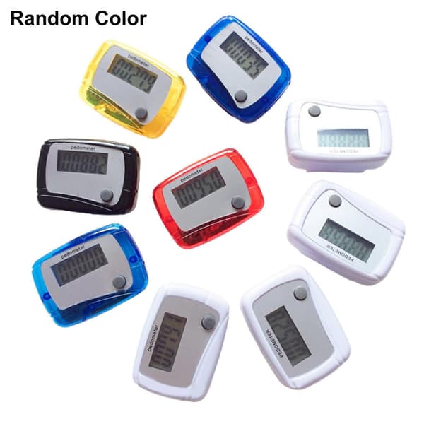 Digital skridttæller - Mini skridttæller til gang Random Color