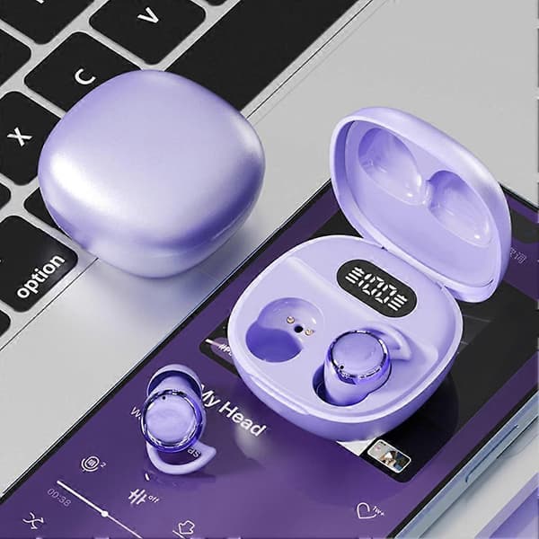 Sony X62 trådløse Bluetooth 5.4 øretelefoner, trådløse sovehodetelefoner purple