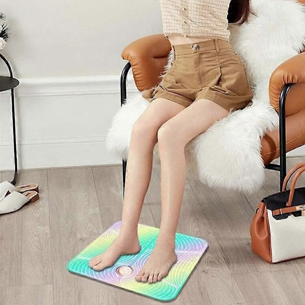 Koe helpotusta ja rentoutumista EMS Colorful Massage Foot Pad - style01 Remote control model