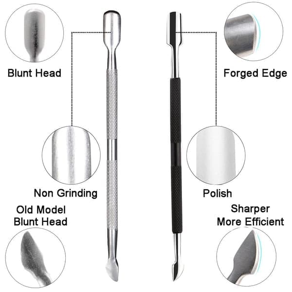 Cuticle Trimmer with Cuticle Pusher Cuticle Remover Cuticle