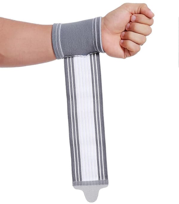 Armband - Justerbart kompressionsband - Elastiskt och andningsbart tyg - Stöd