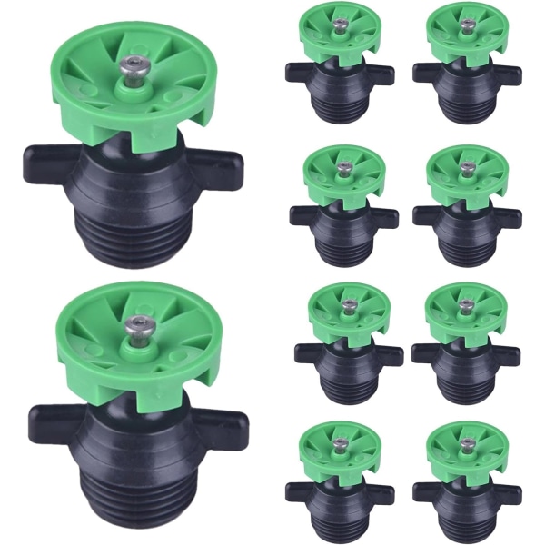 Rotary Sprinkler | 10pcs 1/2 Inch Water Sprinkler Head,360 Degree Lawn Sprinkler, Flexible Irrigation System for Garden, Farm, Lawns, Yard Irrigation