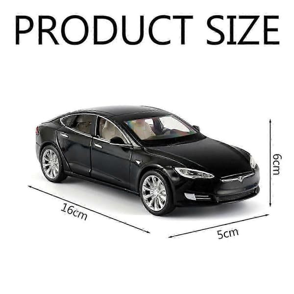 Tesla Model S 100d Diecast Modellbil Leketøy