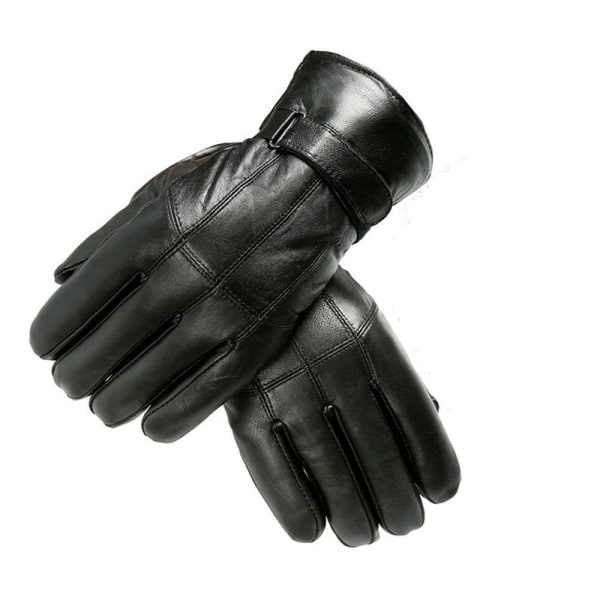 Women & Men Genuine Sheep Leather Gloves Thicken Winter Warm Motorcycle Gloves