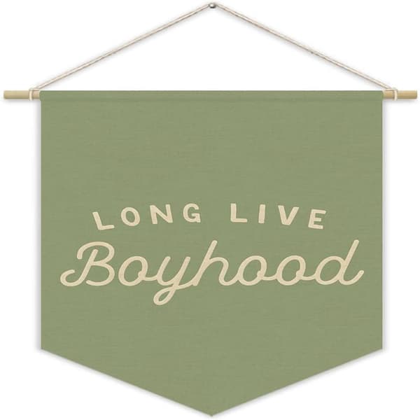 kidroom Veggdekor Vimpler Bannere green