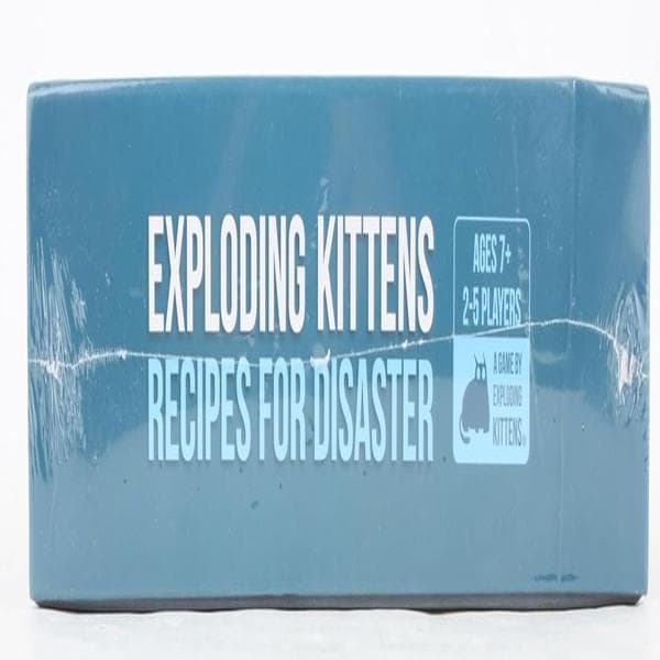 Exploding Kittens Resepti katastrofiin Deluxe -pelisetti Exploding Kittensiltä - Korttipeli aikuisille, teini-ikäisille ja lapsille - Hauskoja perhepelejä