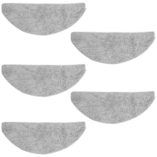 Udskiftningsdele Moppepuder til Narwal Freo S Robotstøvsuger Dele Vaskbar Mikrofiber Moppeklud 5 STK Gray 5 Pieces