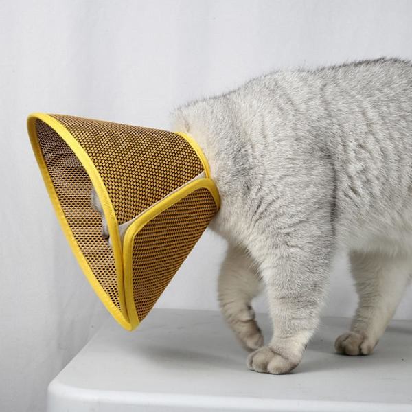 Stickad kattkonkrage M