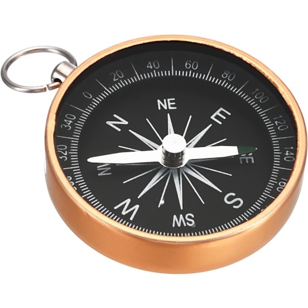 Pocket Compass, Survival Sports Navigation Compass with Key Ring for Outdoors Camping Hiking