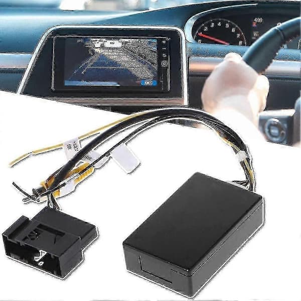 Auto RGB til AV ryggekameraadapter ryggekameradekoderboks for RCD510/RNS510/RNS315 Black