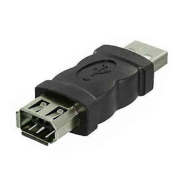 2024, Firewire IEEE 1394 6-stifts hona F till USB hane M kabeladapter konverteringskontakt