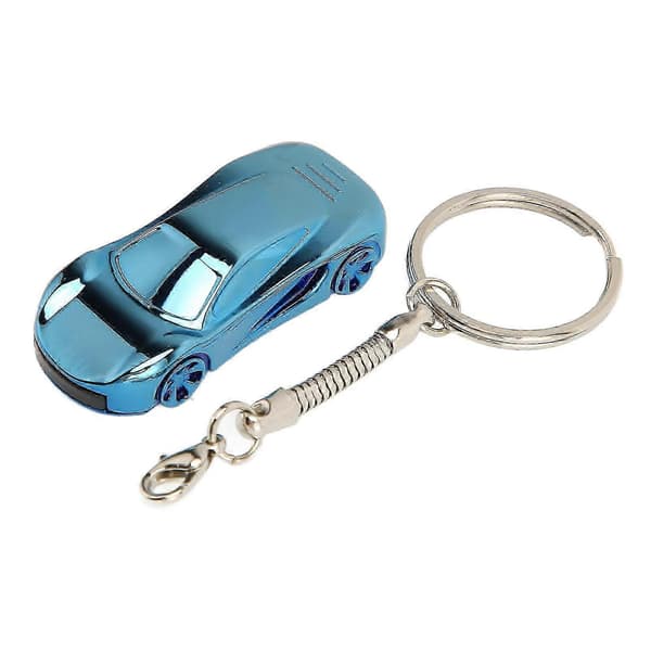 USB-flashdrev, 64 GB, cool sportsvognsform, metal, USB 2.0-interface, Plug and Play, blå