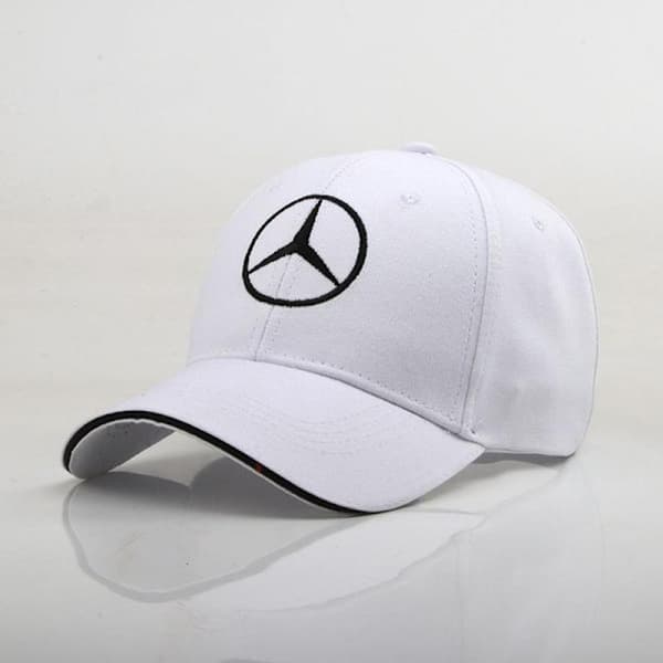 Benz original baseballcaps, unisex, hvit