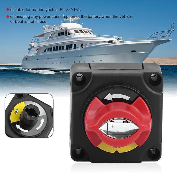300A 12V Batteriisolator Afbryder til Marinebåde Bil RV ATV Køretøjer 5 5