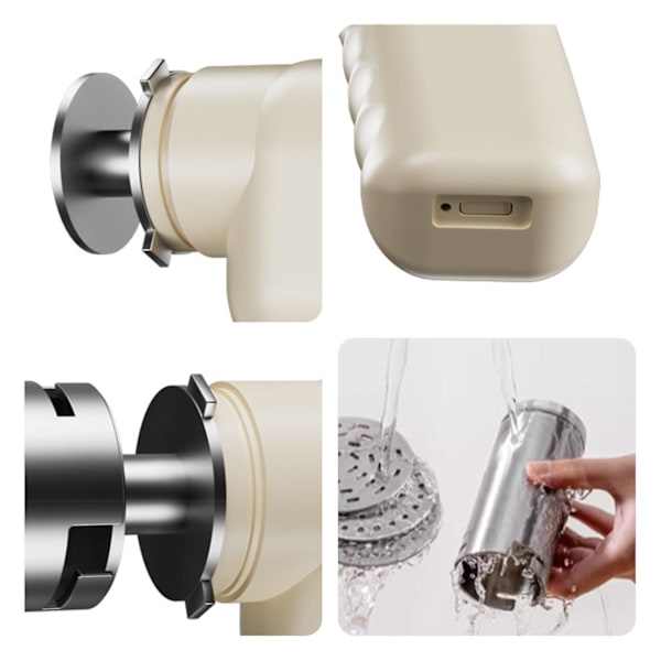 Elektrisk Pastamaskine - Bærbar Håndholdt Automatisk Mixer - Pasta Guning - Pasta Noodle Ramen Maker Maskine - Automatisk Bærbar Håndholdt Noodle Maker Maskine