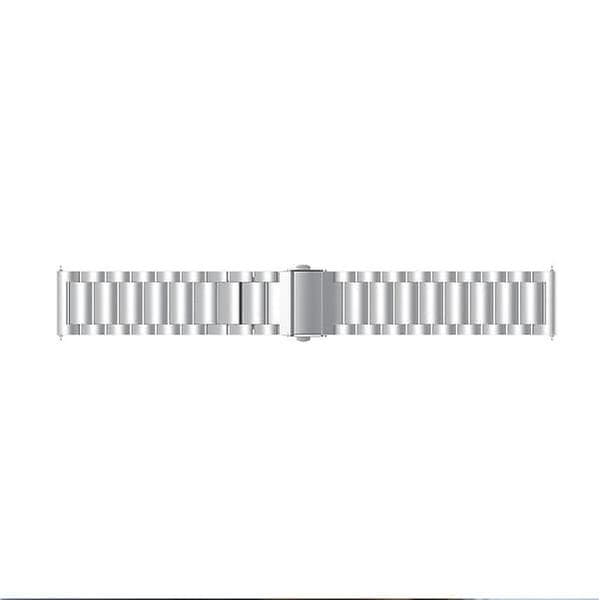 Til Samsung Galaxy Watch 46mm Triple Bead Band Sølv