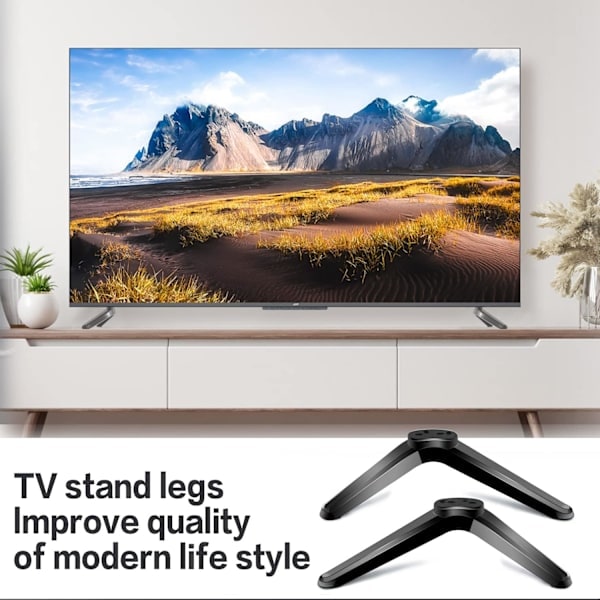 TV-jalustan pohja, TV-jalat, TV-jalustan pohja Roku/Hisense/TCL 27 \" 28 \" 29 \" -televisioille