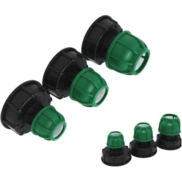 (32mm) IBC-adapter for rett rør Heilwiy S60x6 IBC-tankadapter