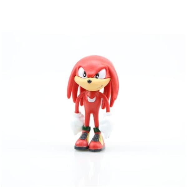 6 st Sonic Figurer Action Karaktär Dockleksaker Anime Figur - Perfekt