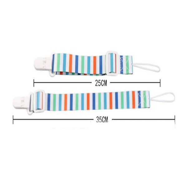 4-piece Pacifier Holder for Baby - Adjustable, Stretchable, and Washable