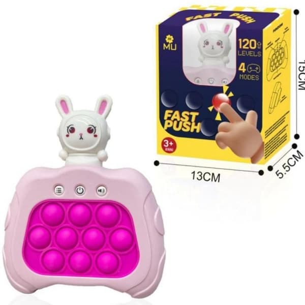 Kanin Pop It Spil - Pop It Pro Lysende Spil Hurtig Tryk Fidget Spil 250