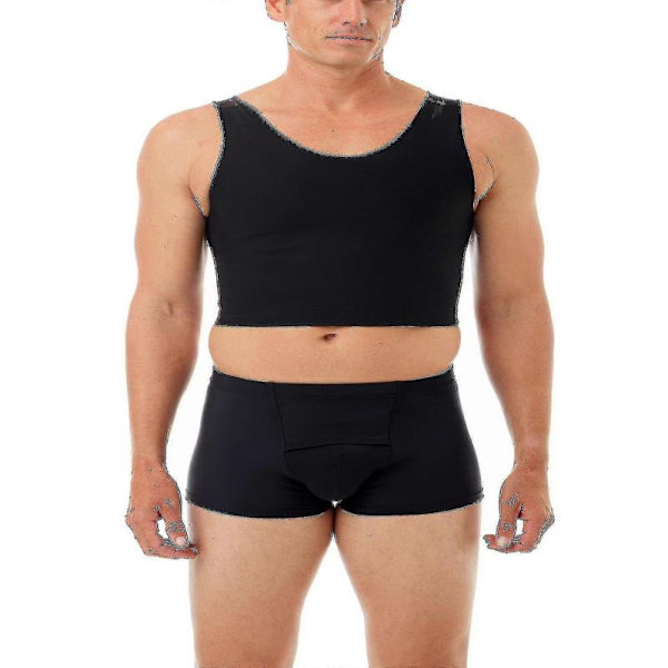 Kompressionsbröstbinda Black 2XL