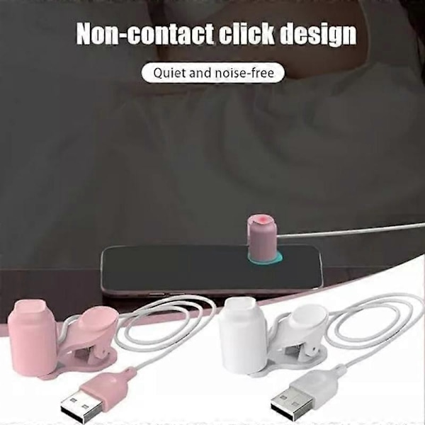 2024 Ny Auto Clicker for Smart Phone, Justerbar Hastighets Fysisk Clicker pink