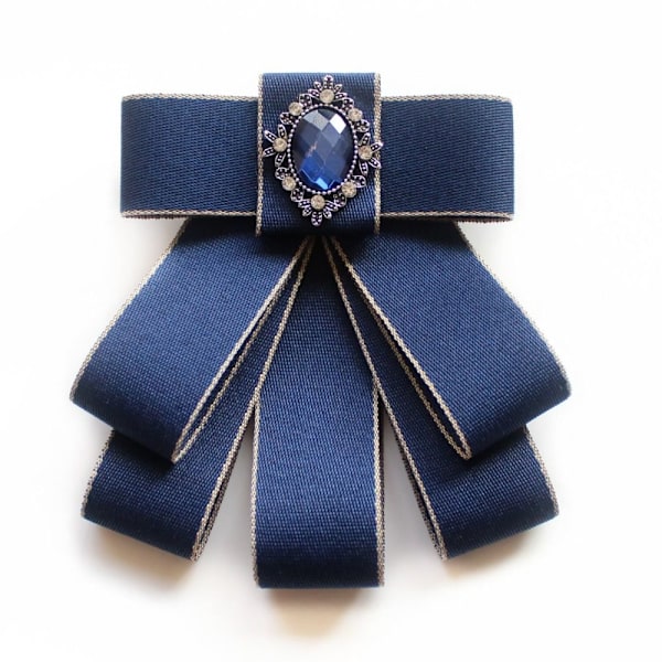 Fluga Bowknot Brosjer BLÅ Blue