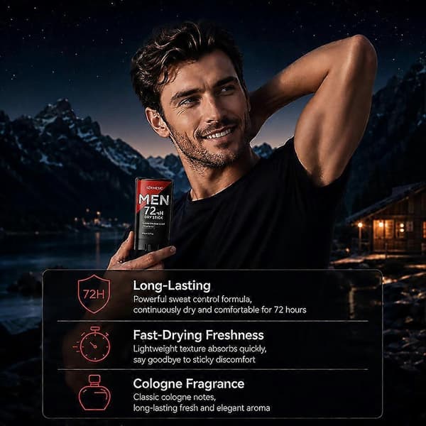 Deodorant til kompakt opbevaring og enkel brug i daglig personlig pleje