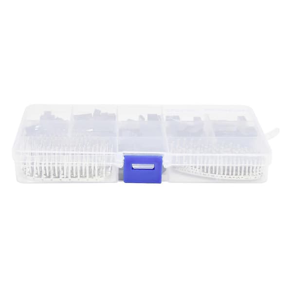 Krympeterminalsett 620 stk 2,54 mm koblinger for 18-26AWG 250V 3A