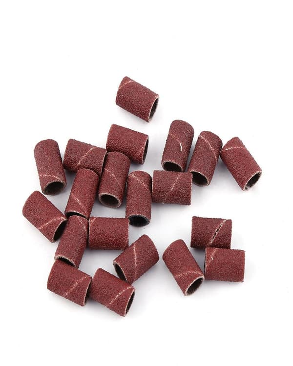 100 stk Neglekunst Tips Elektrisk Drill Slipebånd Manikyr Pedikyr Tilbehør 100#