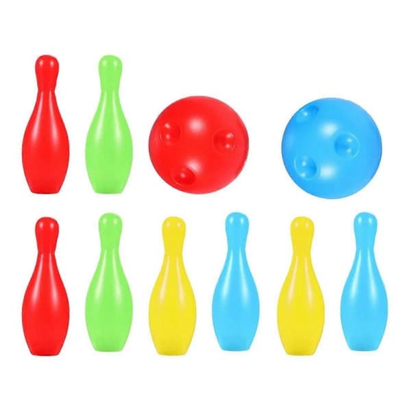 1 set bowlingleksaker för barn inomhus förälder-barn sportleksaker bowling-spel