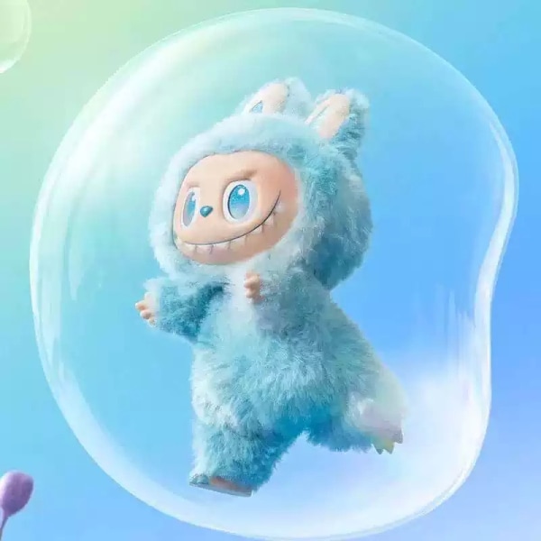 6-pack POP MART 3.0 LABUBU Monsters Överlappande Macaron Plyschleksak 6st LABUBU 3.0