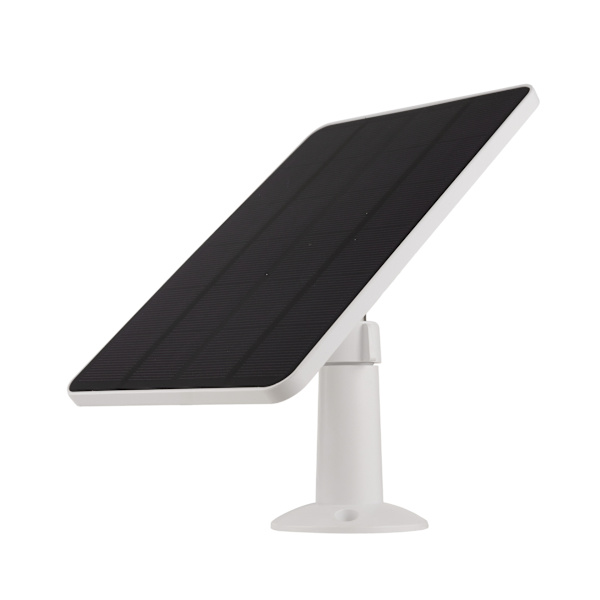 Solcellepanel 4W for Eufy Eufycam 2/2 Pro/2C/2C Pro/E Veggfeste med 3 meter strømkabel hvit 1 stk y