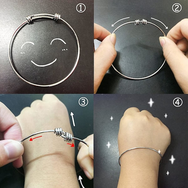 Du är modigare starkare smartare än du tror Inspirerande utdragbar armband dam