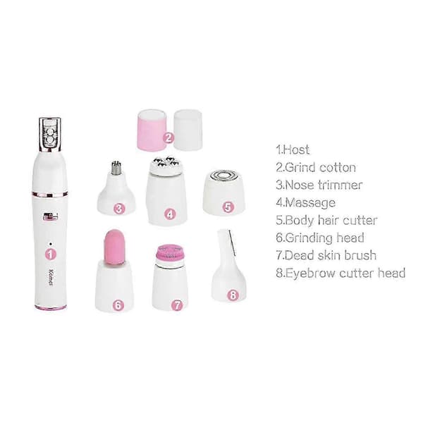 Pluxy Epil Pro 3.0 Ansigts-hårfjerner til kvinder, trådløs genopladelig epilator med Xinda-system