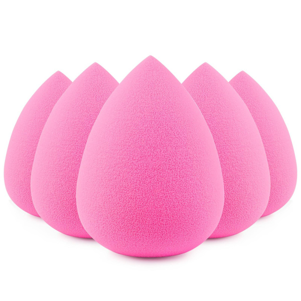 5 stk. Makeupsvampe, pink