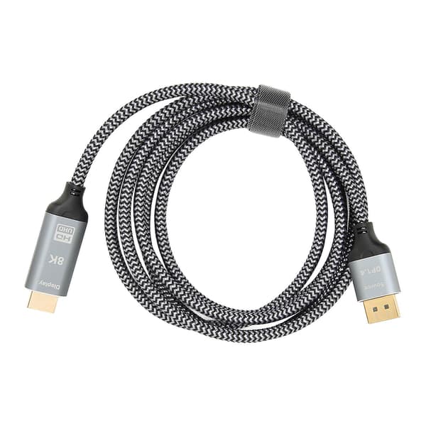 DisplayPort 1.4 till HD Multimedia Interface 2.1 adapterkabel 8K DisplayPort hane till HD Multimedia Interface hona kabel