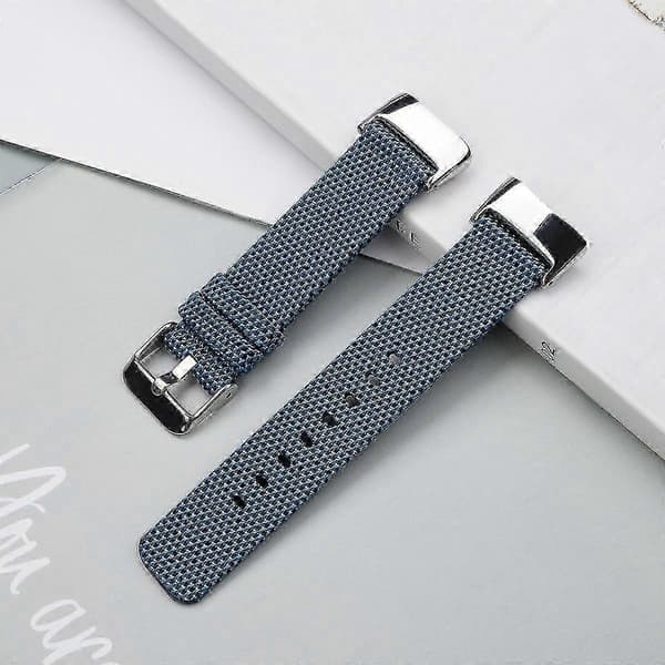Fitbit Charge 5 Nylon-rem med slidstærkt canvas-design Blue