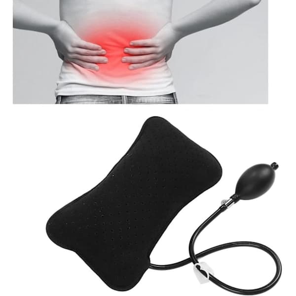 Inflatable Lumbar Support Pillow, Portable Lower Back Support Cushion, Breathable Airbag Sealing Sleeping Pillows