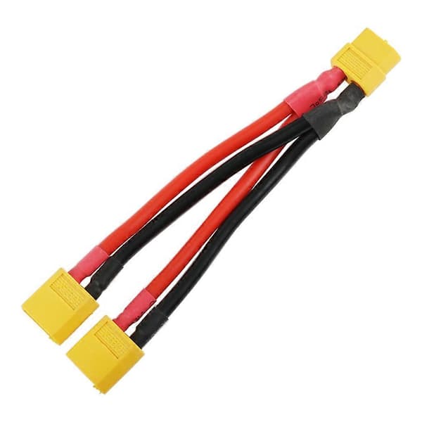 XT60 Parallell Batterikontakt Kabel Forlengelse Y Splitter for DJI Phantom RC Modell Helikopter Quadcopter 2P