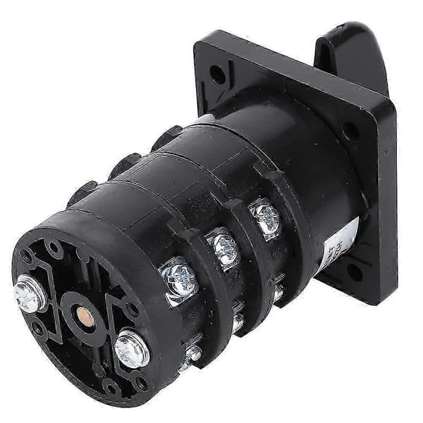 Knastafbryder 0-1-2-3-4-5-6, 7 positioner, 12 terminaler, låsende, 500V, 20A