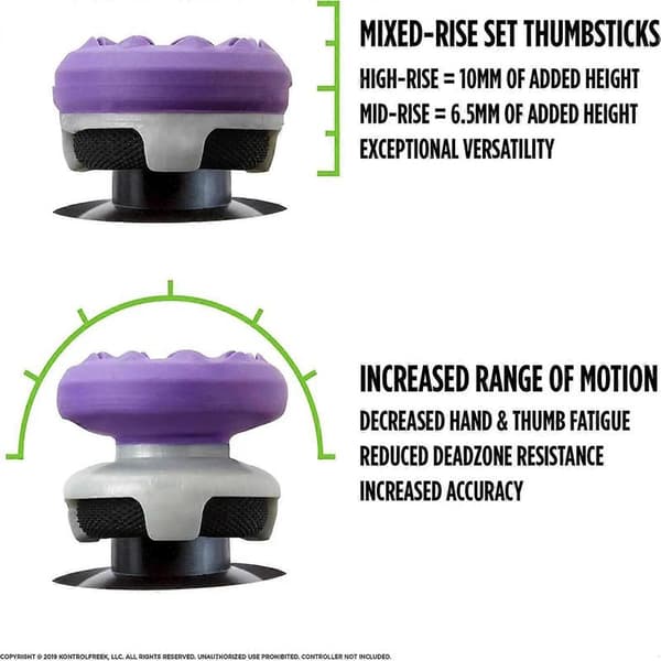 Performance Thumb Grip Caps Silikone Analog Stick Caps Cover Freek Galaxy til Xbox Series X/S Controller XBOX 18