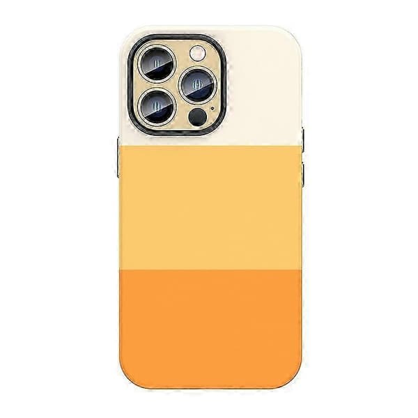 25-26 Støtsikkert heldekkende beskyttelsesdeksel til iPhone 14/14pro/14pro max orange iPhone 14 Pro Max